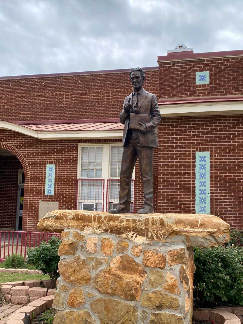 Statue of President Lyndon B. Johnson